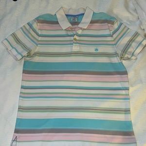 EUC Brooks Brothers Women's Performance Polo Slim Fit Shirt 100% Cotton sz L